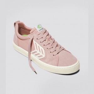 Dámské CATIBA PRO Cariuma Low Top Canvas Skate Růžové | VHKXE4795