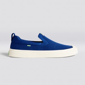 Dámské IBI Slip-On Cariuma Low Top Bamboo Weave Knit Vegan Blankyt | YGSWN1092