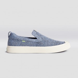 Dámské IBI Slip-On Cariuma Low Top Bamboo Weave Knit Vegan Blankyt | NETHY5617