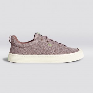 Dámské IBI Cariuma Low Top Bamboo Weave Knit Vegan Stone Blush | VKDGL0427