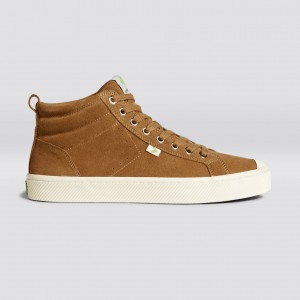 Dámské OCA HIGH Cariuma High Top Suede Camel | DINMF7895