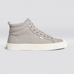 Dámské OCA HIGH Cariuma High Top Suede Šedé | RIHPZ5678