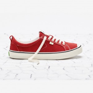 Dámské OCA LOW Cariuma Low Top Suede Červené | XKUHT5190