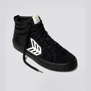 Pánské CATIBA PRO Cariuma High Top Canvas Černé | CBLPK0815