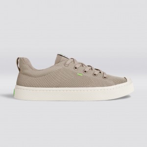 Pánské IBI Cariuma Low Top Bamboo Weave Knit Vegan Béžový | KUDLO1854