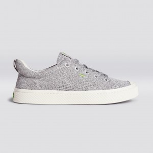Pánské IBI Cariuma Low Top Bamboo Weave Knit Vegan Světle Šedé | GABIO5267