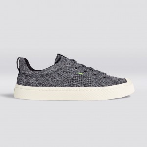 Pánské IBI Cariuma Low Top Bamboo Weave Knit Vegan Šedé | LJUEC6725