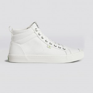 Pánské OCA HIGH Cariuma High Top Canvas Vegan Off-White | COQRG7935