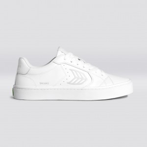 Pánské OCA LOW Cariuma Low Top Leather Vegan Bílé | PLBRY3814