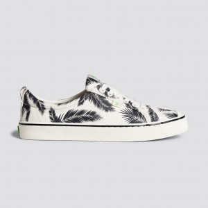 Pánské OCA LOW Cariuma Low Top Platene Veganské Off-White Palm Trees | TJVKS2504