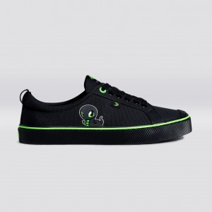 Pánské OCA LOW Cariuma Low Top Platene Veganské Černé | AVESM6523
