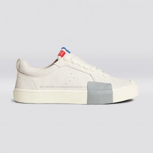 Pánské OCA LOW Cariuma Low Top Suede Off-White Vintage | ZOYUG1728