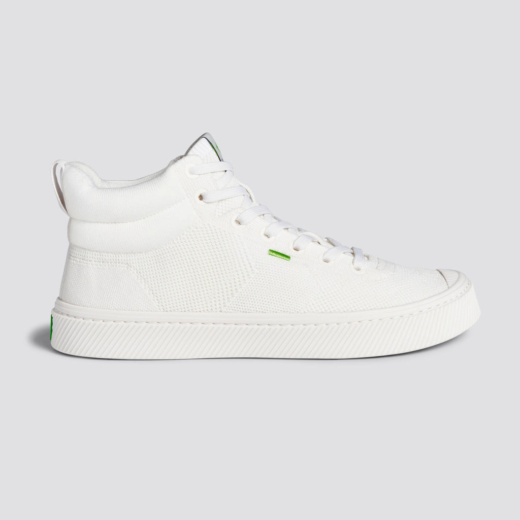 Dámské IBI HIGH Cariuma High Top Bamboo Weave Knit Vegan Bílé | ZWELD9512