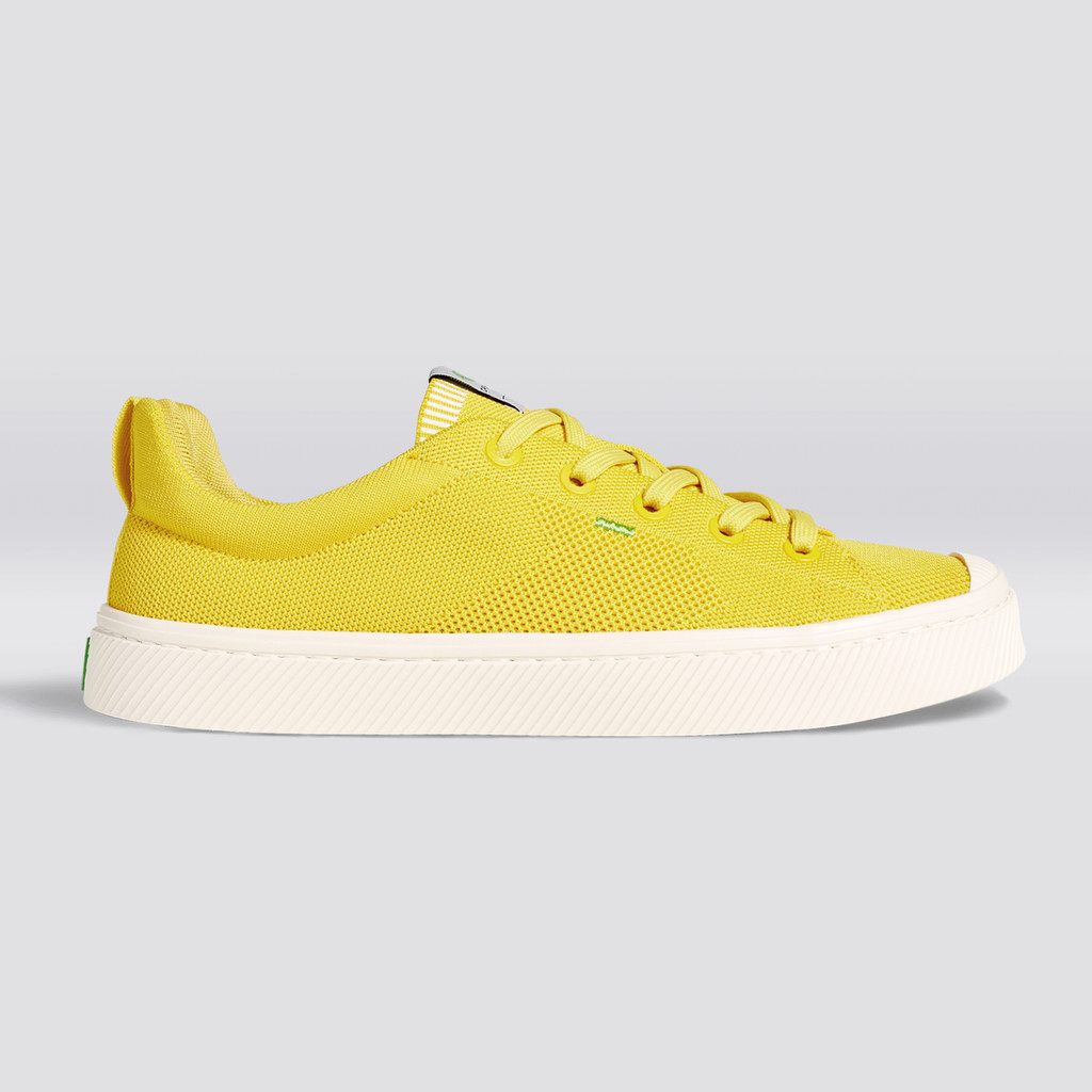 Dámské IBI Cariuma Low Top Bamboo Weave Knit Vegan Žluté | QPFAB9524