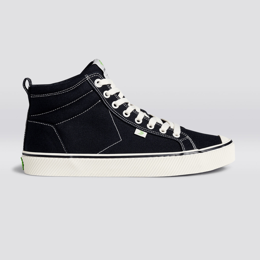 Dámské OCA HIGH Cariuma High Top Canvas Vegan Černé | FUJKP2085