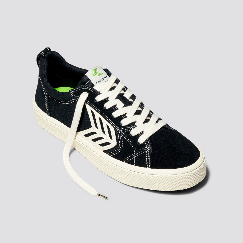 Pánské CATIBA PRO Cariuma Low Top Canvas Černé | GJHUO0978