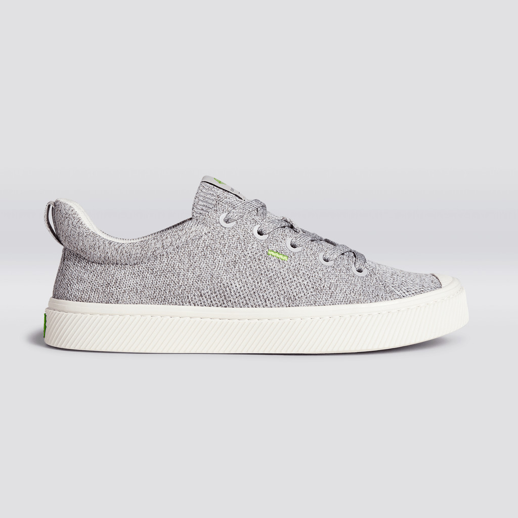 Pánské IBI Cariuma Low Top Bamboo Weave Knit Vegan Světle Šedé | GABIO5267